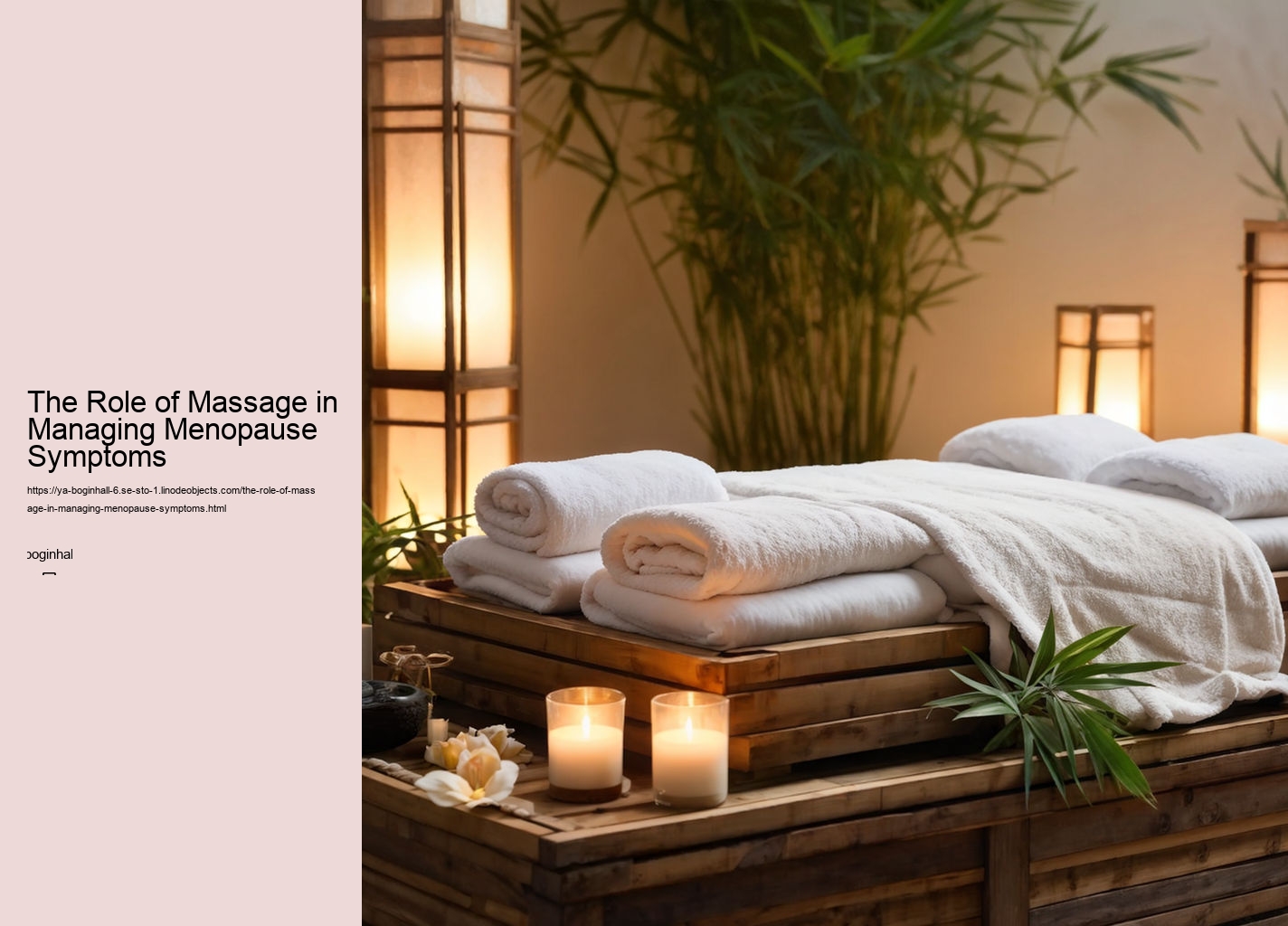 The Role of Massage in Managing Menopause Symptoms